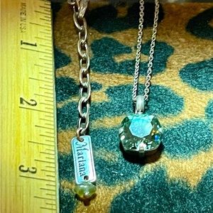 Mariana Silver and Blue Necklace